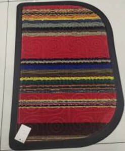 Коврик придверный на ступеньку 40x60см разноцветный