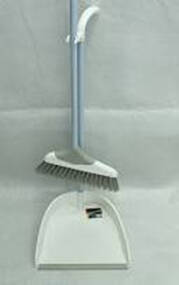 Комплект для уборки щетка и совок, 27х26х72см