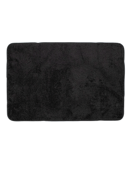 Коврик для ванной комнаты 60х90см, черный, полиэстер