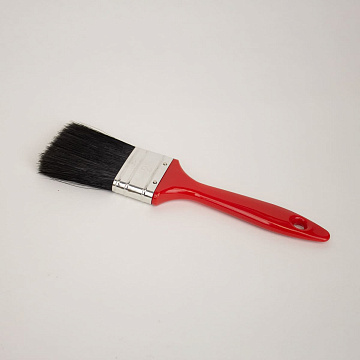 Кисть плоская для подготовительных работ ШВИКПРО 50мм, черная щетина, пластиковая ручка