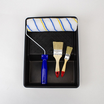 Набор малярный кювета 300х370мм валик 250мм кисть 50мм кисть 25мм