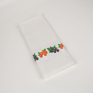 Полотенце кухонное 38х64 белый