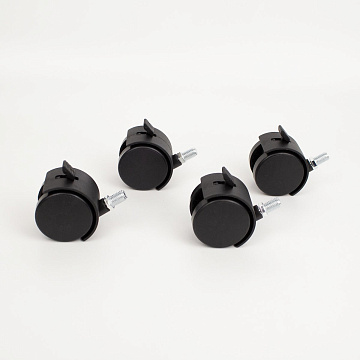 Набор колес мебельных с тормозом 4 шт 50 мм