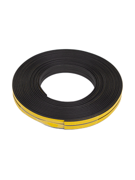 Уплотнитель дверной 8х2мм I профиль 12м черный