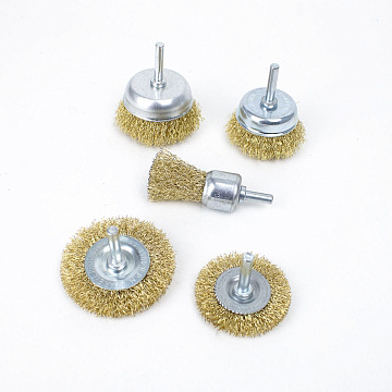 Набор щеток металлических для дрели 5шт