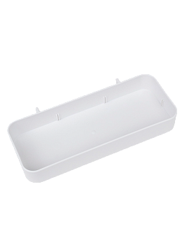 Контейнер средний длинный 215х90х30мм белый