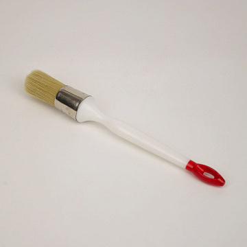 Кисть круглая ШВИКПРО d25 мм, смешанная светлая щетина, пластиковая ручка