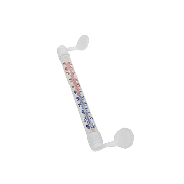 Термометр уличный на липучке 240х30х30мм белый