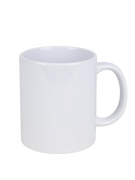 Кружка керамическая 330мл белая