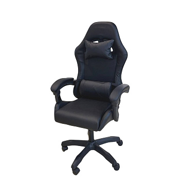 Кресло компьютерное игровое черное без подставки для ног