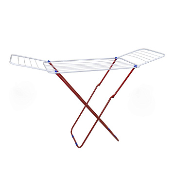 Сушилка для одежды напольная, 105х50x160см, металл, белый