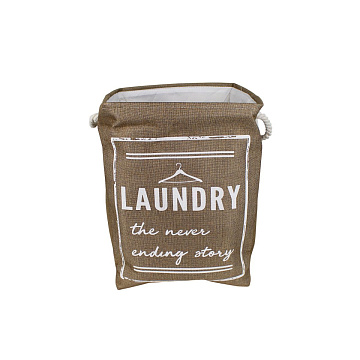 Корзина для хранения текстильная 35х35х50см кориченвый