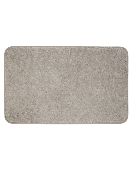 Коврик для ванной комнаты 50х80см, светло-серый, полиэстер