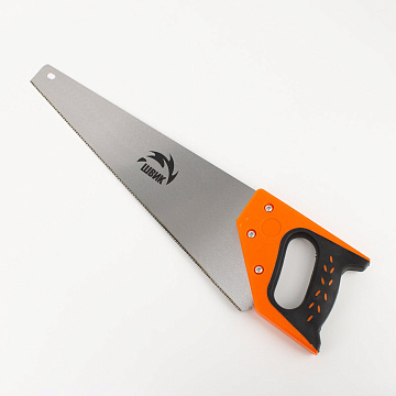 Ножовка по дереву Швик 450 мм, сталь 65Mn, каленые зубья, шаг 12-14TPI