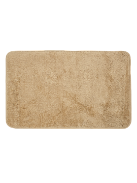 Коврик для ванной комнаты 50х80см бежевый, полиэстер