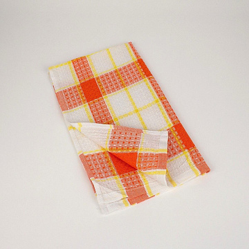 Полотенце кухонное 38х64 оранжевый