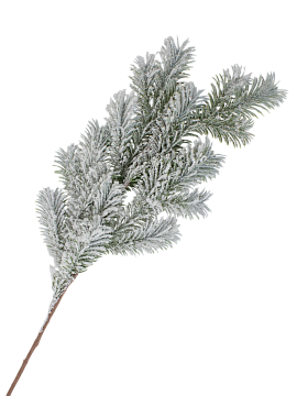 Украшение интерьерное Ветка хвойная голубая 70см