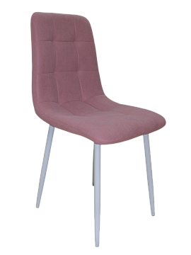 Стул 53.5х44х85см бежево-розовый, бархат