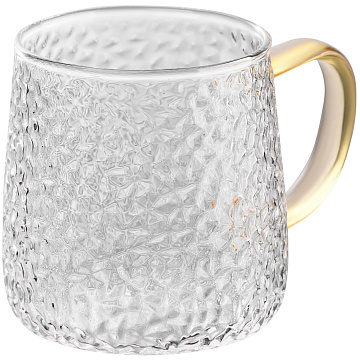 Кружка стеклянная 0,32л Рельеф
