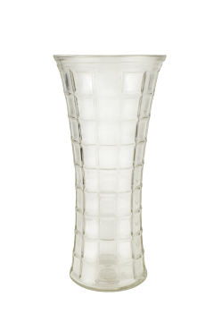 Ваза для цветов прозрачный 30х12см