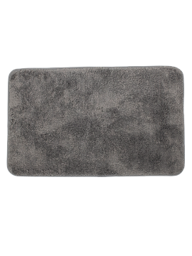 Коврик для ванной комнаты 50х80см, серый, полиэстер