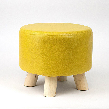 Подставка, табурет 26х26х24см жёлтый