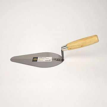 Кельма штукатура 200мм инструментальная сталь, деревянная ручка ШВИКПРО