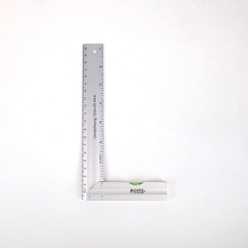 Угольник с уровнем 20см