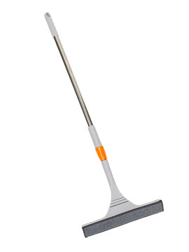 Окномойка с телескопической ручкой 119х28см, нержавеющая сталь, пвх