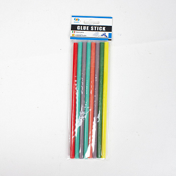 Стержень клеевой для термопистолета, цветной 8шт 0,7х18см