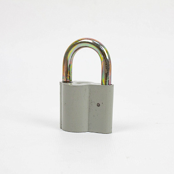 Замок навесной с дужкой 50мм серый