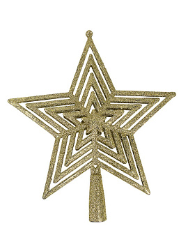 Верхушка Звезда 20х25см пластик