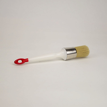 Кисть круглая ШВИКПРО d31 мм, смешанная светлая щетина, пластиковая ручка