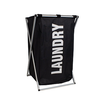 Корзина для белья 35х38х58см черный