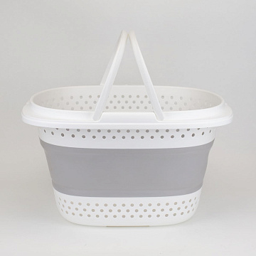 Корзина складная 51х39х30см, серый