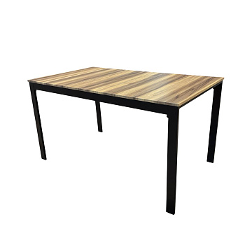 Стол обеденный 140x80x75см черные ножки