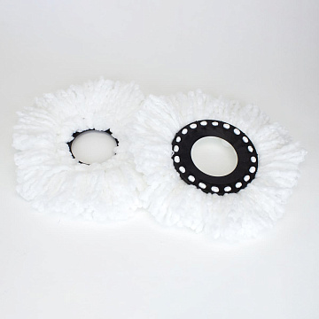 Насадка сменная для швабры 16см, 2шт, микрофибра