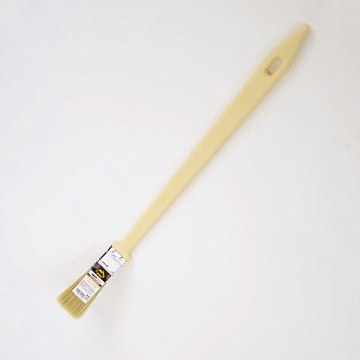 Кисть радиаторная ШВИКПРО 25мм, светлый смешанный ворс, пластиковая ручка