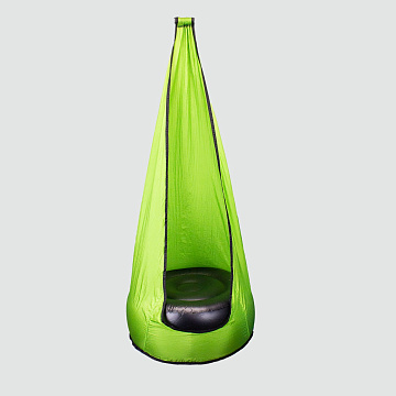 Стул подвесной 160х70см, зеленый