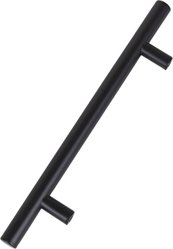 Ручка-рейлинг 12мм 128мм, черный сталь