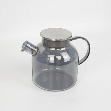 Чайник заварочный 1,5л стекло серый