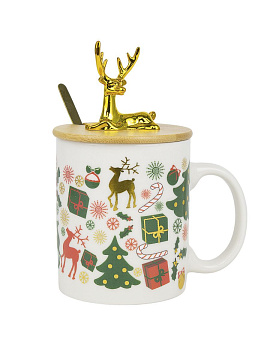 Кружка Новый год 320мл DO-1213 керамика