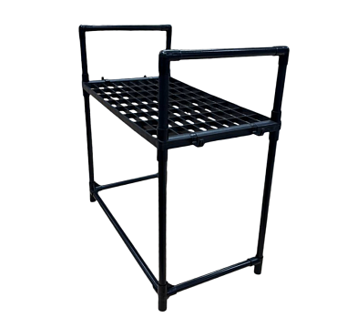 Полка для микроволновки, 2 секции, 26х48х49см, пластик