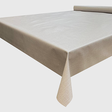 Клеенка п/э на тканевой основе бежевый 1,37X20м, DVL-1001189-9