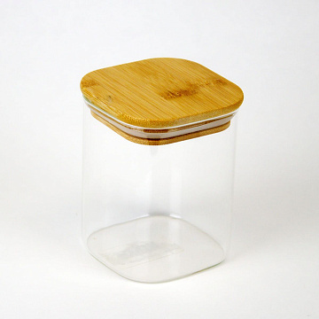 Банка для сыпучих продуктов с крышкой 0,5л
