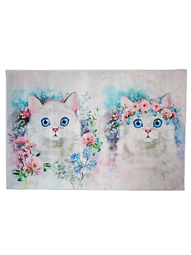 Ковер DOKVNM22 хлопок 1х1,5м белый