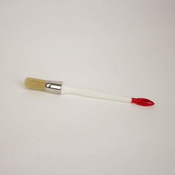 Кисть круглая ШВИКПРО d16 мм, смешанная светлая щетина, пластиковая ручка