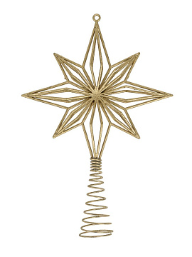 Верхушка Звезда восьмиконечная 20х25см металл