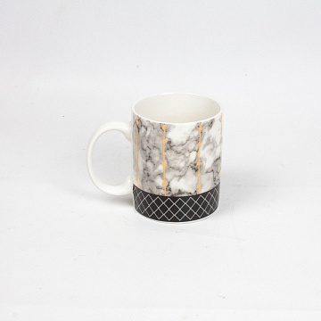 Кружка Мрамор 350мл керамикаD04