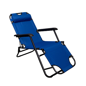 Кресло раскладное 153х62см, синий